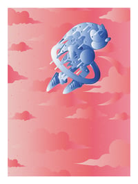 "SONIC" SPECIAL EDITION POSTER PRINTS (COTTON CANDY)