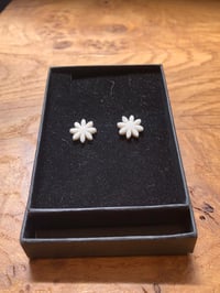 Flower earrings / Clustdlysau blodau