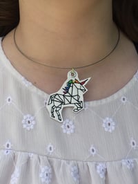 Image 3 of Geometric Unicorn Charm
