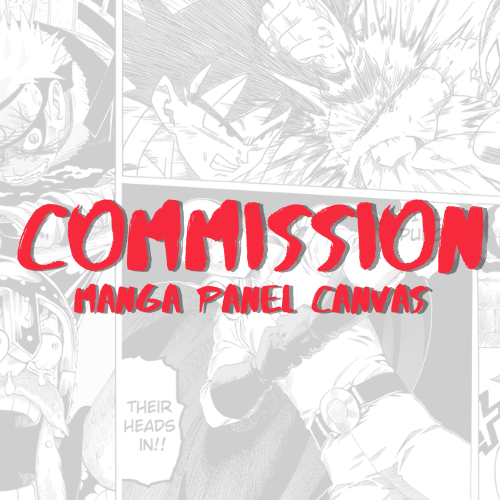 Commission Manga Panel Canvas