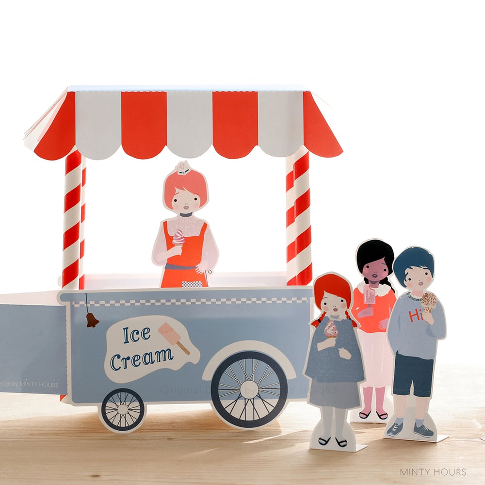 Image of La petite marchande de crème glacée