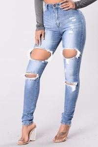 Image of High Rise Skinny Jeans 