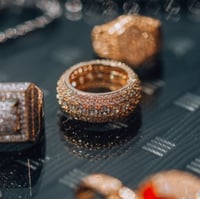 5 Row Diamond Ring