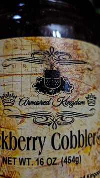 Image 4 of 👑The Armored Kingdom Blackberry Cobbler (16 OZ)🫐🥧