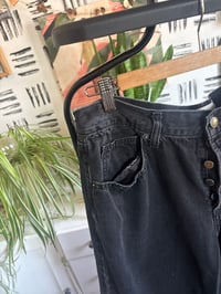 Image 2 of Target button front crop pants 