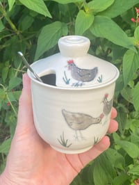 Image 3 of Chicken Decorated Lidded Pot