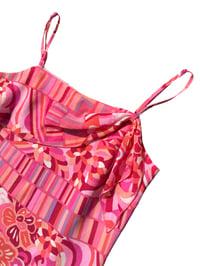 Image 2 of Psychedelic Pink Floral Cami 14/16