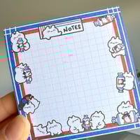 Image 2 of White Rabbit Memo Pad