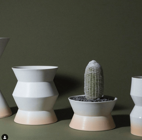 Image of High ZigZag Planter/Vase