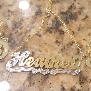 Single Plate Nameplate Necklace 