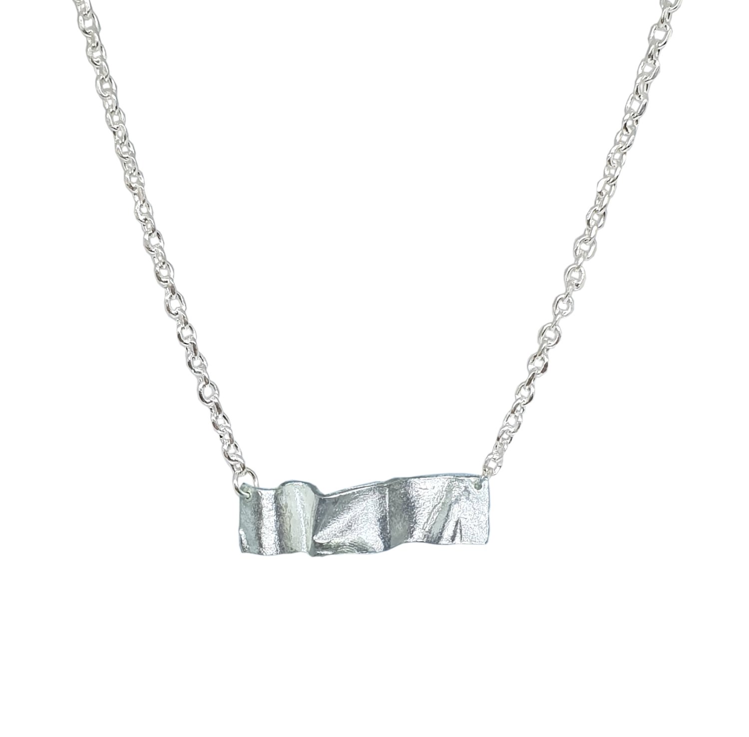 Image of Folded Bar Necklace