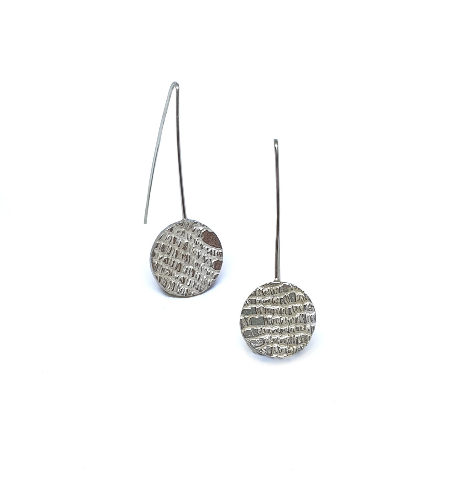 Image of Circle Thread Earrings