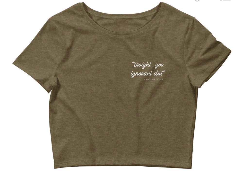 Image of Crop Top (The Office) 