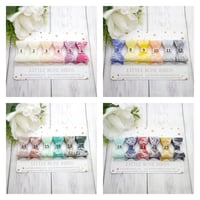 Image 2 of CHOOSE YOUR COLOUR  - Lace Felt Bows 2" - Choice of 24 Colours