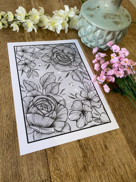 Image of Flower Garden Print 
