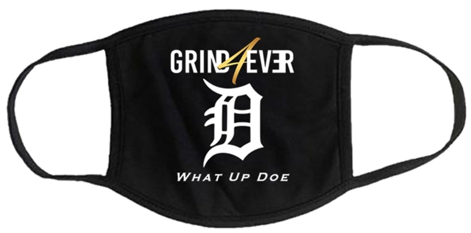 Image of GRIND4EVER DETROIT MASK - BLACK