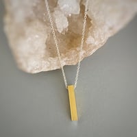 Image 1 of Gold Bar Necklace
