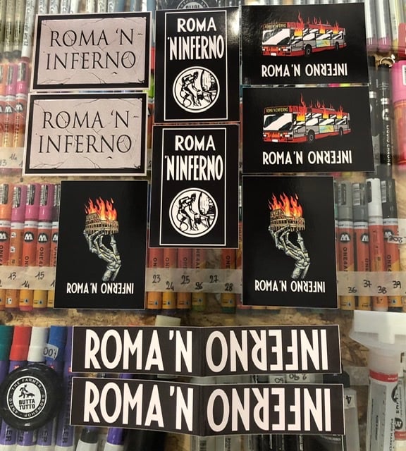Image of adesivi ROMA ‘N INFERNO