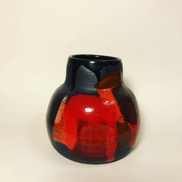 Image of Black Melange Vase 2