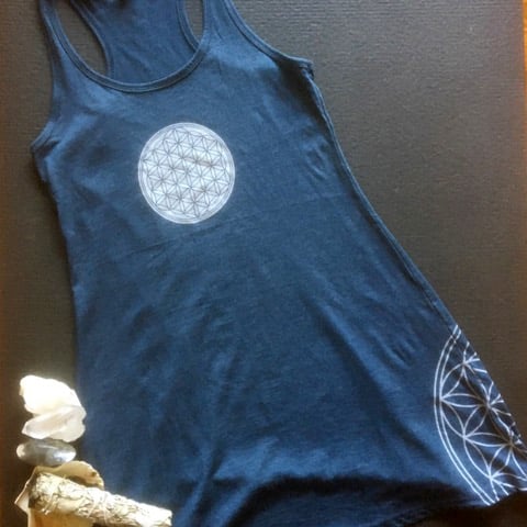 Flower of Life - Indigo Dress