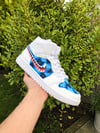 Jordan 1 - Blue Shark Camo Bapes 