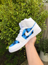 Jordan 1 - Blue Shark Camo Bapes 