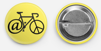 Image 2 of At Peace Bicycle Button