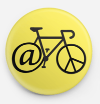 Image 1 of At Peace Bicycle Button