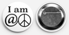 "I Am At Peace" button