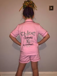 Baby pink cotton pyjamas 