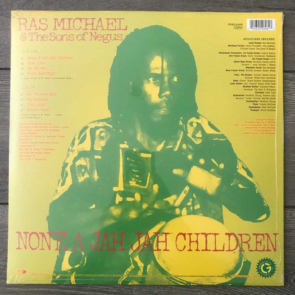 Image of Ras Michael & The Sons Of Negasus - None A Jah Jah Children