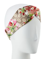 Floral GG Headband - Red