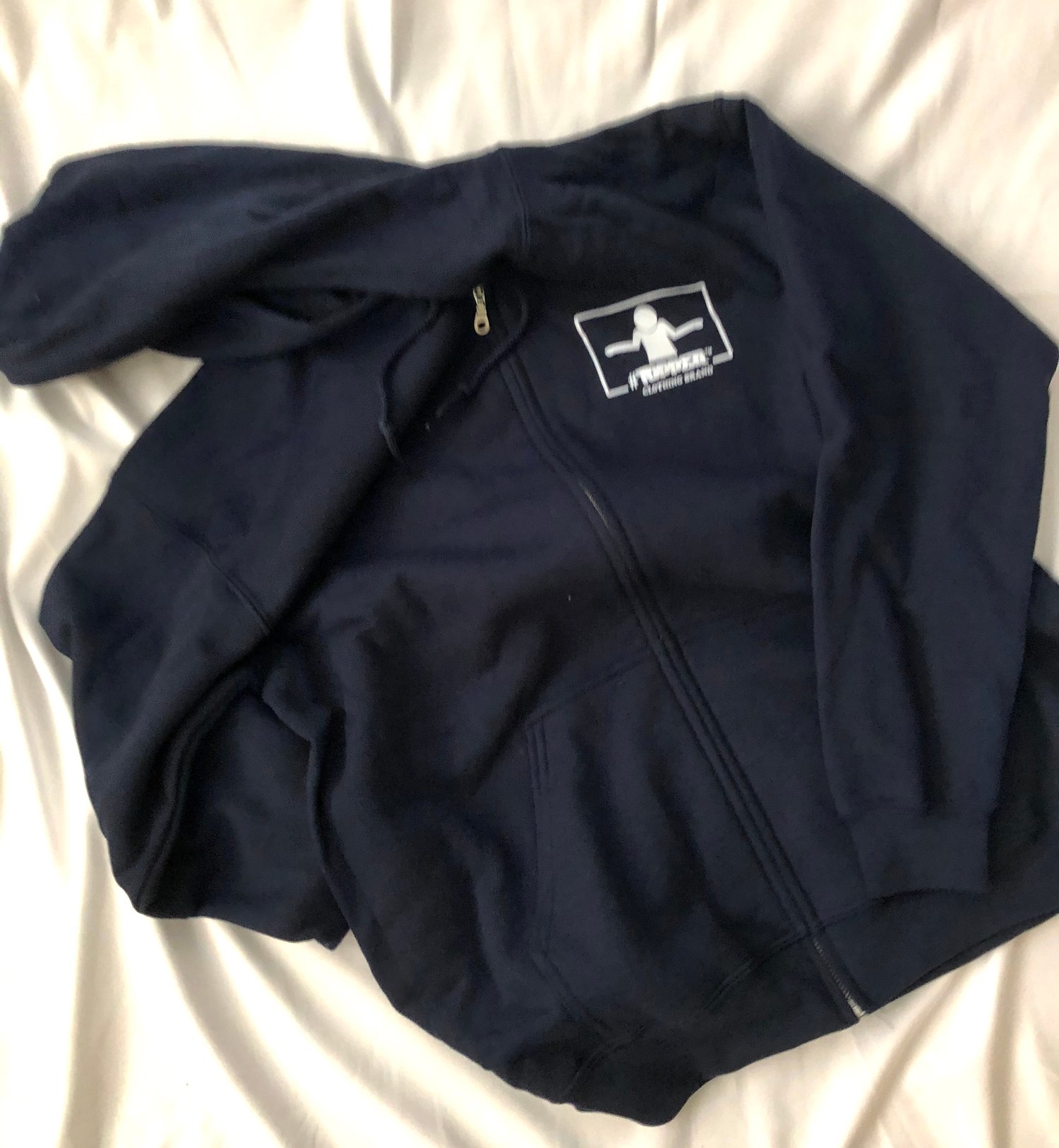 Image of #Topper Zip Up Hoodies w/Front & Back Logo.