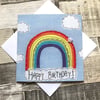 Rainbow Birthday card