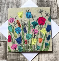 Meadow flowers card