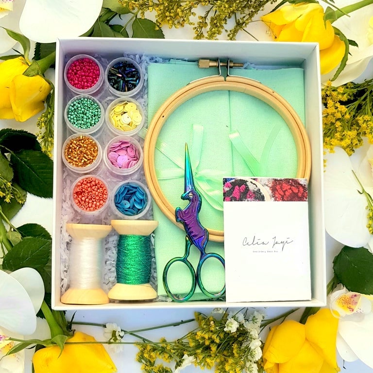 Image of The Spring Floral Bead Box 