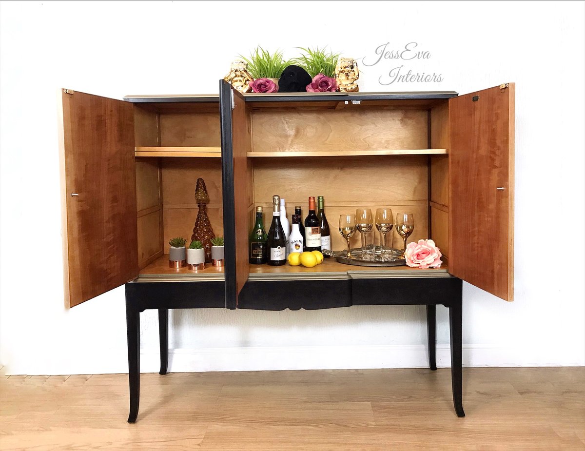 Art Deco Cabinet, Drinks Cabinet, Cocktails Cabinet, Vintage Sideboard, Waring & Gillow  Cabinet