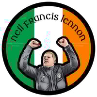 Neil Francis Lennon Sticker x8 