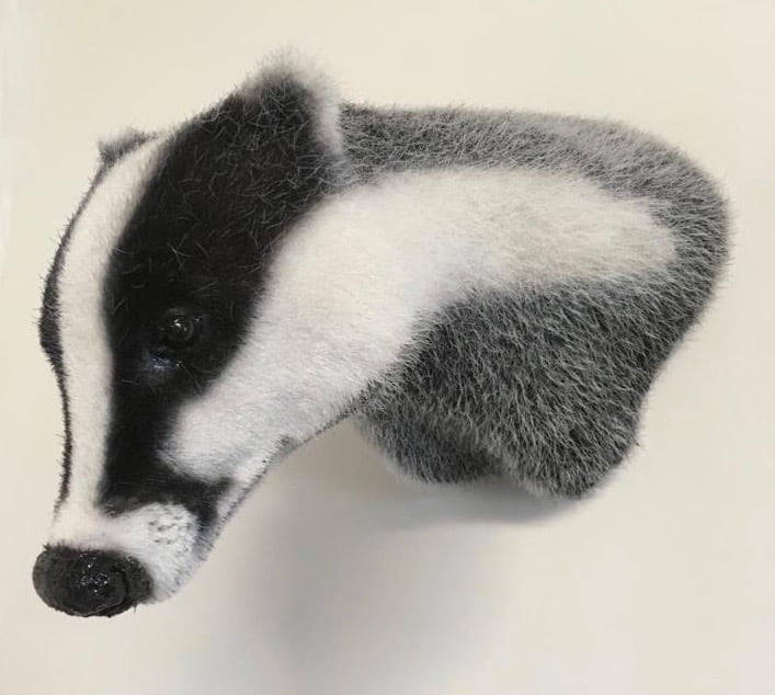 Image of Badger Sculpture