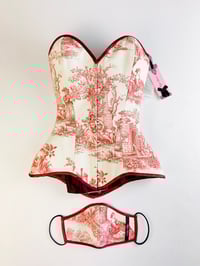 Image 1 of OUTLET CORSÉ TOILE DE JOUY  + MASCARILLA
