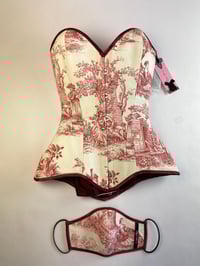 Image 2 of OUTLET CORSÉ TOILE DE JOUY  + MASCARILLA