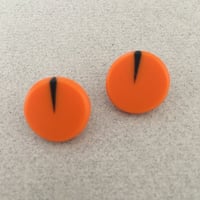 Image 1 of orange circle studs