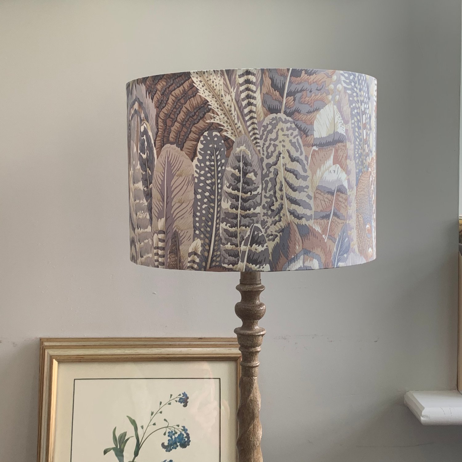 Image of Feathers Grey Shade 30cm