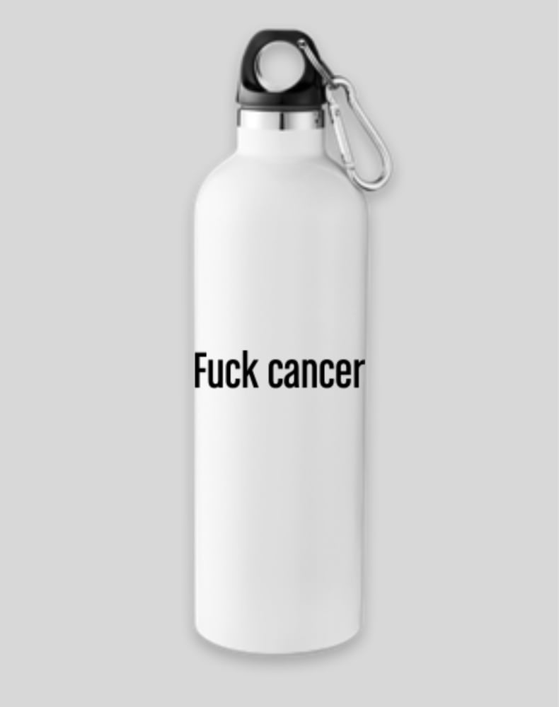 Image of Fuck Cancer | Water bottle