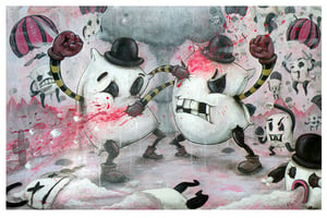 Image of "Pillow Fight!!!" Poster Print ~ Limited Edition