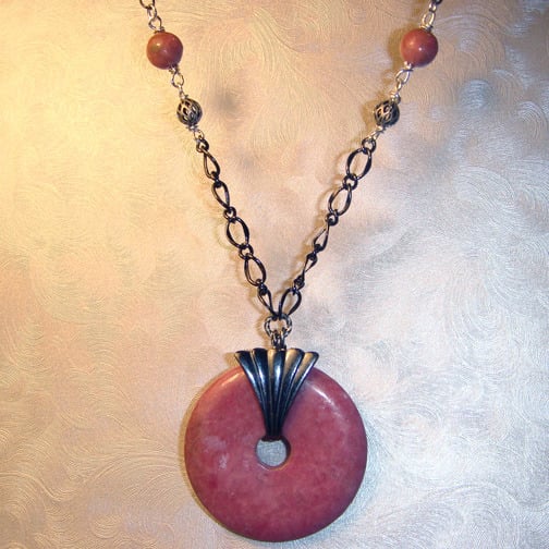 Image of Raspberry Tart Necklace