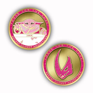 Image of Force For The Cure: Magic Hand Challenge Coin