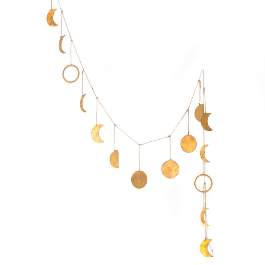 Image of Phases Of The Moon Brass Garland
