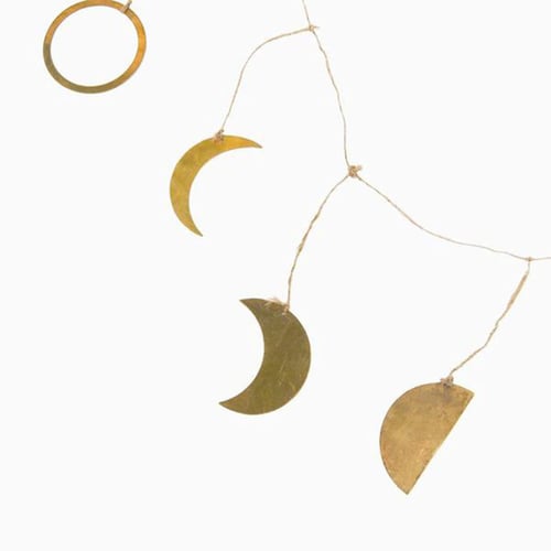 Image of Phases Of The Moon Brass Garland