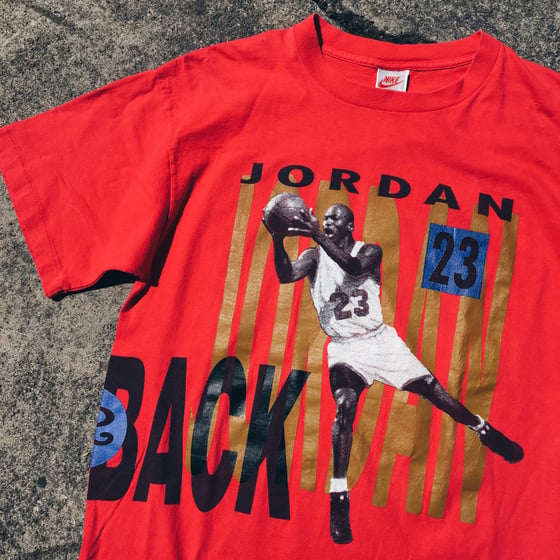 Image of Original Early 90’s Nike Air Jordan/Scottie Tee (Red).